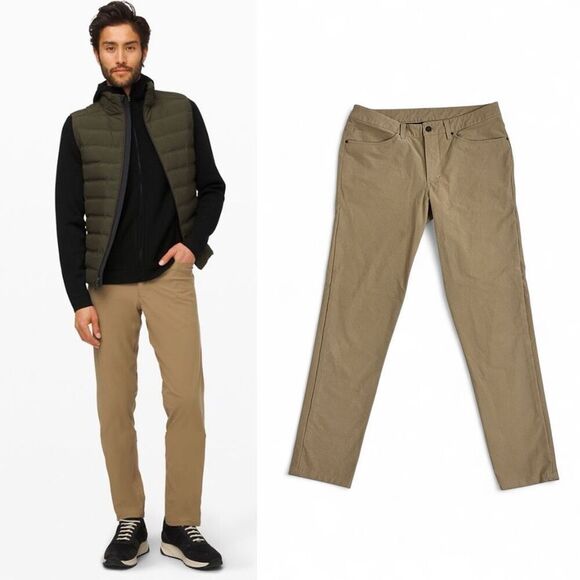 Lululemon Men’s ABC Pant Classic 32”L Work Office Career Stretch Everyday Chino - Picture 1 of 16